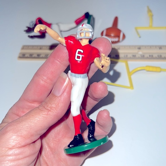 ⭐️3/$15 Touchdown Football Cake Topper Set QB#6 Receiver #12 DecoPac 6pc Party - Picture 8 of 11